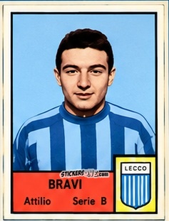 Figurina Attilio Bravi - Tutti i Calciatori 1964-65
 n. 442 - MIRA