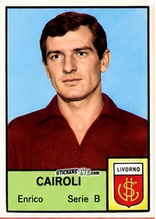 Sticker Enrico Cairoli - Tutti i Calciatori 1964-65
 n. 455 - MIRA