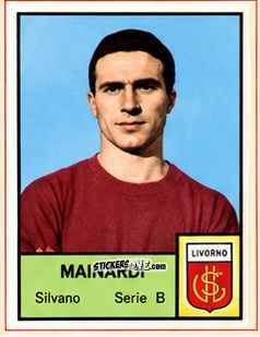 Sticker Silvano Mainardi - Tutti i Calciatori 1964-65
 n. 462 - MIRA