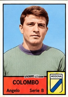 Figurina Angelo Colombo - Tutti i Calciatori 1964-65
 n. 464 - MIRA