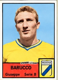 Figurina Giuseppe Barucco - Tutti i Calciatori 1964-65
 n. 465 - MIRA