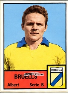 Figurina Albert Bruells - Tutti i Calciatori 1964-65
 n. 471 - MIRA
