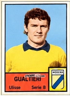 Sticker Ulisse Gualtieri - Tutti i Calciatori 1964-65
 n. 472 - MIRA