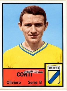 Sticker Oliviero Conti - Tutti i Calciatori 1964-65
 n. 474 - MIRA