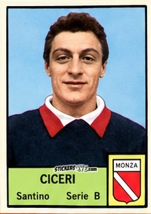 Cromo Santino Ciceri - Tutti i Calciatori 1964-65
 n. 476 - MIRA
