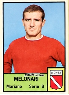 Sticker Mariano Melonari - Tutti i Calciatori 1964-65
 n. 477 - MIRA