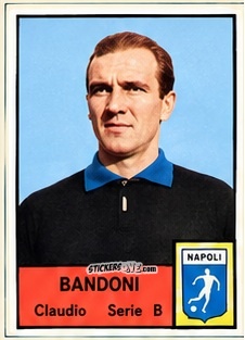 Sticker Claudio Bandoni - Tutti i Calciatori 1964-65
 n. 488 - MIRA