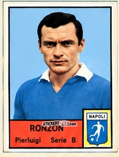 Sticker Pierluigi Ronzon - Tutti i Calciatori 1964-65
 n. 491 - MIRA