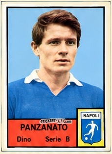 Sticker Dino Panzanato - Tutti i Calciatori 1964-65
 n. 492 - MIRA