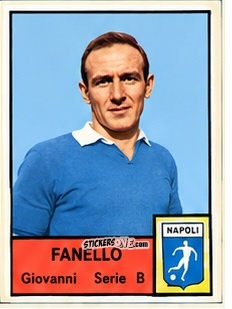 Sticker Giovanni Fanello - Tutti i Calciatori 1964-65
 n. 496 - MIRA