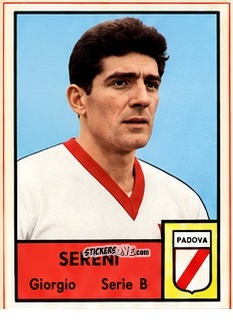 Sticker Giorgio Sereni - Tutti i Calciatori 1964-65
 n. 503 - MIRA