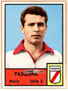 Sticker Mario Pasquina - Tutti i Calciatori 1964-65
 n. 508 - MIRA