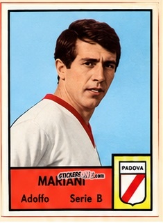 Sticker Adolfo Mariani - Tutti i Calciatori 1964-65
 n. 510 - MIRA
