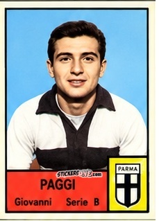 Sticker Giovanni Paggi - Tutti i Calciatori 1964-65
 n. 529 - MIRA