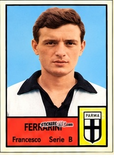 Sticker Francesco Ferrarini - Tutti i Calciatori 1964-65
 n. 533 - MIRA