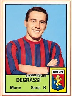 Sticker Mario Degrassi - Tutti i Calciatori 1964-65
 n. 539 - MIRA