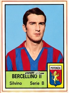Sticker Silvino Bercellino Ii - Tutti i Calciatori 1964-65
 n. 544 - MIRA