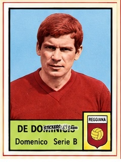 Sticker Domenico De Dominicis - Tutti i Calciatori 1964-65
 n. 568 - MIRA