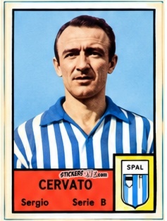 Sticker Sergio Cervato - Tutti i Calciatori 1964-65
 n. 580 - MIRA