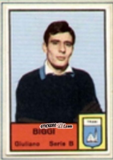 Sticker Giuliano Biggi - Tutti i Calciatori 1964-65
 n. 588 - MIRA