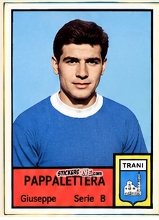 Sticker Giuseppe Pappalettera - Tutti i Calciatori 1964-65
 n. 591 - MIRA