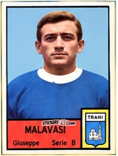 Sticker Giuseppe Malavasi - Tutti i Calciatori 1964-65
 n. 598 - MIRA