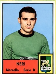 Sticker Marcello Neri - Tutti i Calciatori 1964-65
 n. 615 - MIRA