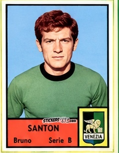 Sticker Bruno Santon - Tutti i Calciatori 1964-65
 n. 619 - MIRA