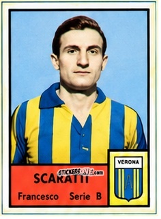 Figurina Francesco Scaratti - Tutti i Calciatori 1964-65
 n. 629 - MIRA