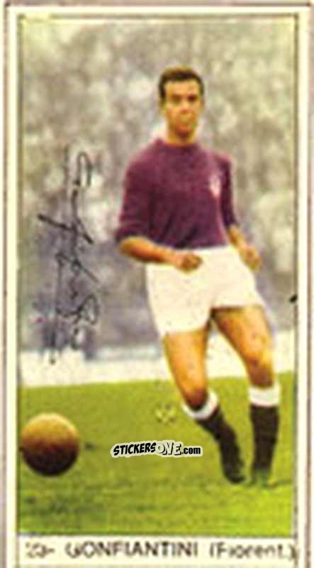 Figurina Gonfiantini - Calcio Italia 1965-66 n. 23 - Baggioli