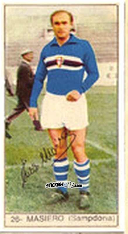 Sticker Masiero - Calcio Italia 1965-66
 n. 26 - Baggioli