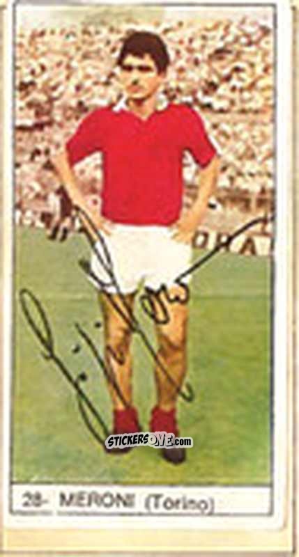 Sticker Meroni - Calcio Italia 1965-66
 n. 28 - Baggioli