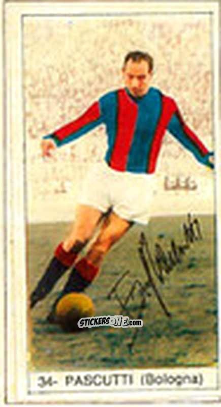 Sticker Pascutti - Calcio Italia 1965-66
 n. 34 - Baggioli