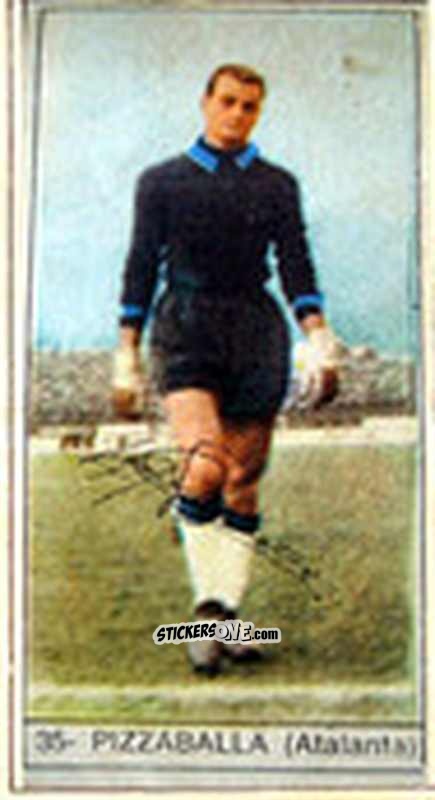Figurina Pizzaballa - Calcio Italia 1965-66 n. 35 - Baggioli