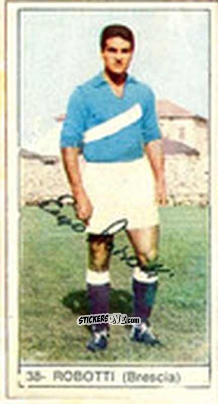 Figurina Robotti - Calcio Italia 1965-66
 n. 38 - Baggioli