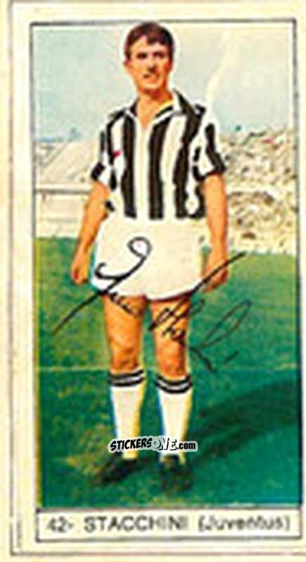 Figurina Stacchini - Calcio Italia 1965-66 n. 42 - Baggioli