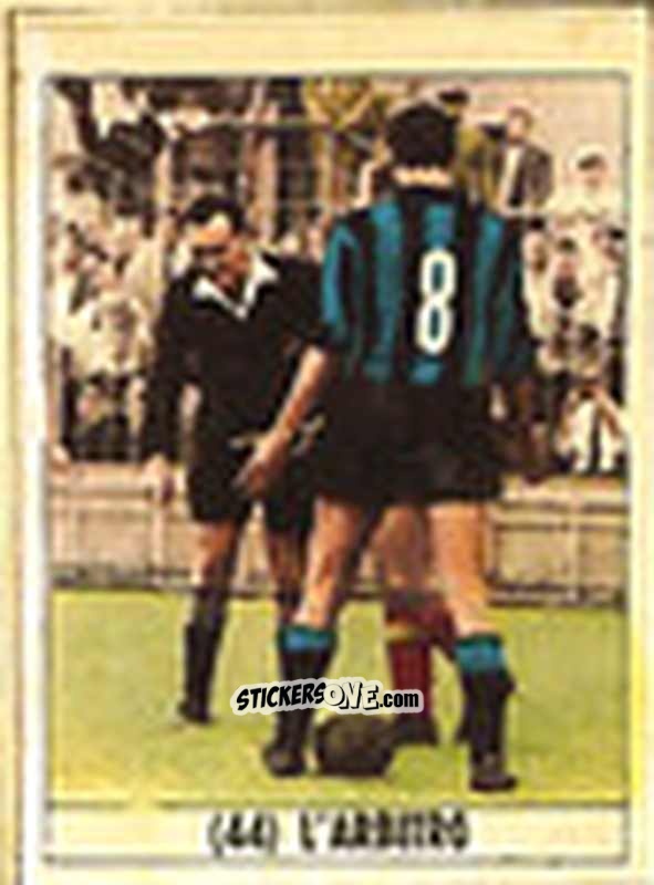 Figurina L'Arbitro - Calcio Italia 1965-66
 n. 44 - Baggioli