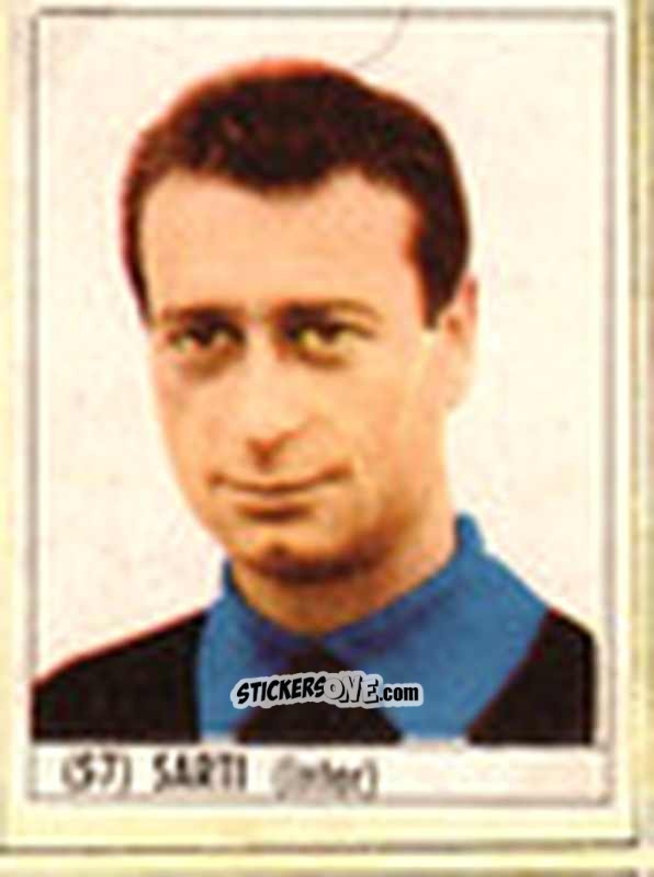 Sticker Sarti - Calcio Italia 1965-66
 n. 57 - Baggioli