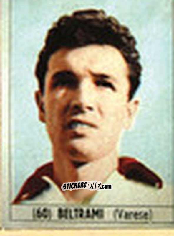 Sticker Beltrami - Calcio Italia 1965-66 n. 60 - Baggioli