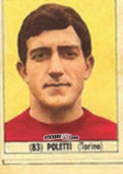 Sticker Poletti - Calcio Italia 1965-66
 n. 83 - Baggioli