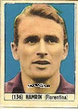 Sticker Hamrin - Calcio Italia 1965-66 n. 136 - Baggioli
