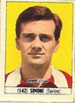 Sticker Simoni - Calcio Italia 1965-66 n. 142 - Baggioli