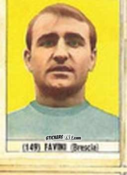 Figurina Favini - Calcio Italia 1965-66 n. 149 - Baggioli