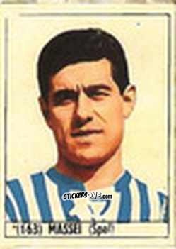 Figurina Massei - Calcio Italia 1965-66 n. 163 - Baggioli
