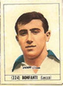 Sticker Bonfanti - Calcio Italia 1965-66
 n. 224 - Baggioli