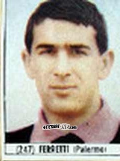Sticker Ferretti - Calcio Italia 1965-66 n. 247 - Baggioli