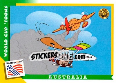 Sticker Australia - FIFA World Cup USA 1994. Looney Tunes n. 4 - Upper Deck