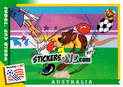 Cromo Australia - FIFA World Cup USA 1994. Looney Tunes - Upper Deck