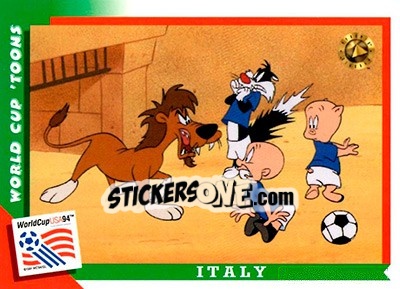 Sticker Italy - FIFA World Cup USA 1994. Looney Tunes n. 38 - Upper Deck