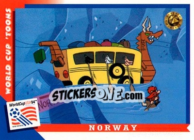 Sticker Norway - FIFA World Cup USA 1994. Looney Tunes n. 47 - Upper Deck